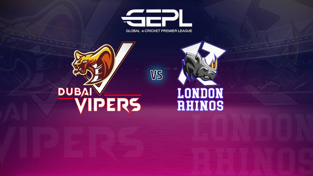 GEPL FINALS - Qualifier 2 - Dubai Vipers vs London Rhinos
