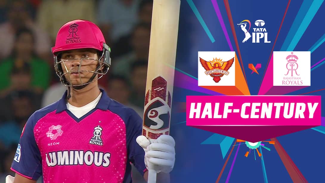 Fifty! Jaiswal Leads RR's Chase