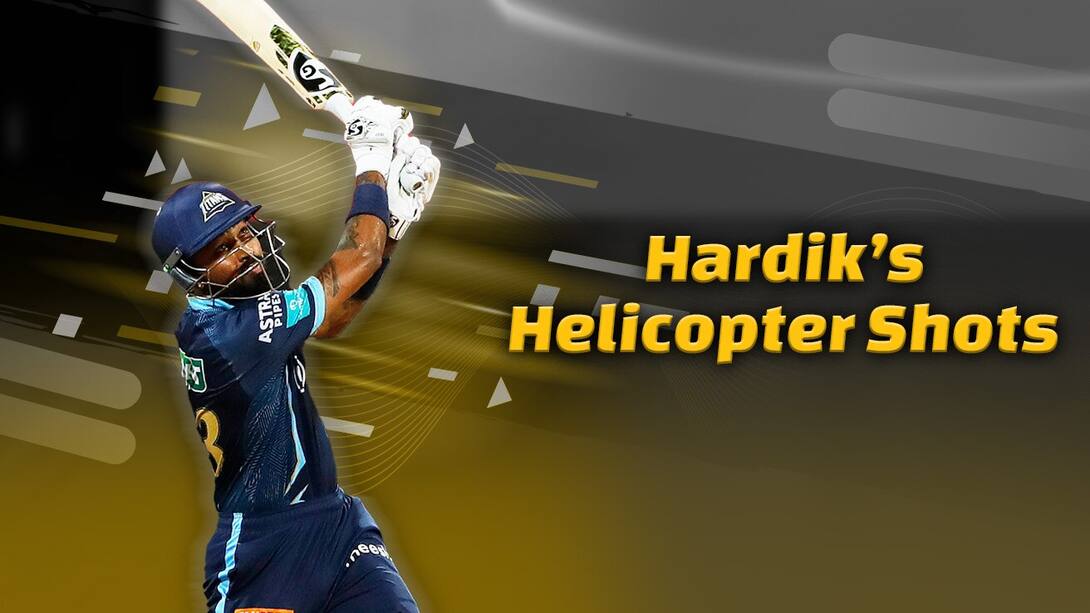 Hardik Pandya's Best Shots ft. Helicopter Shot