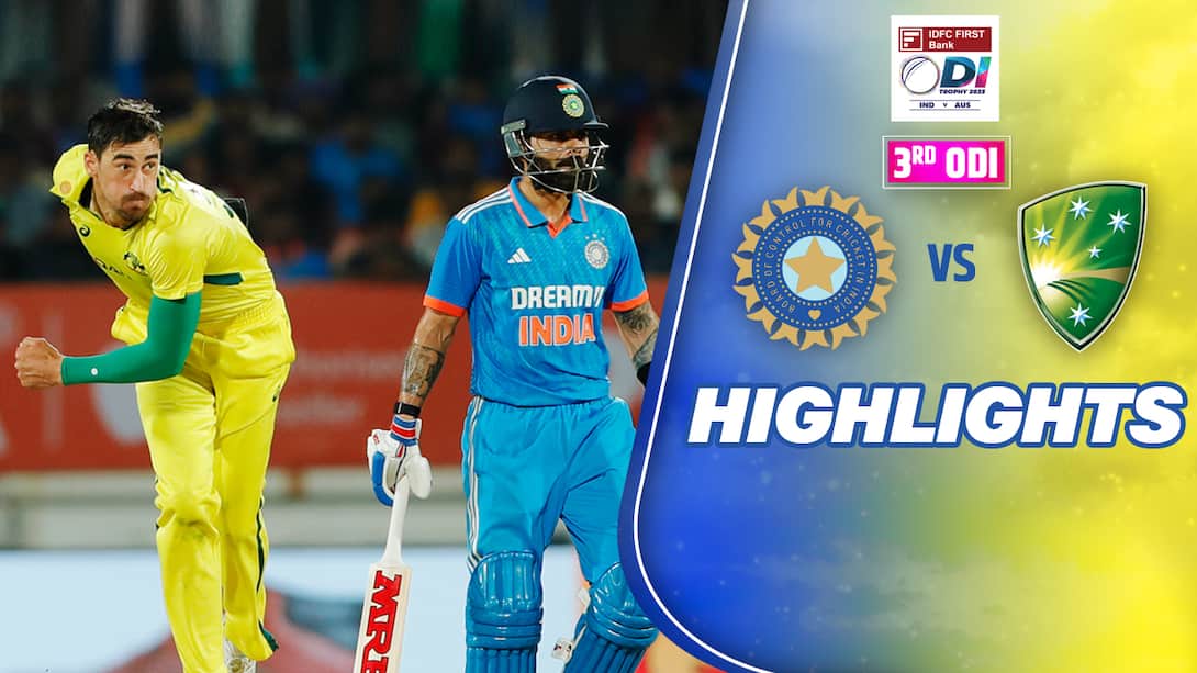 3rd ODI - India vs Australia Highlights
