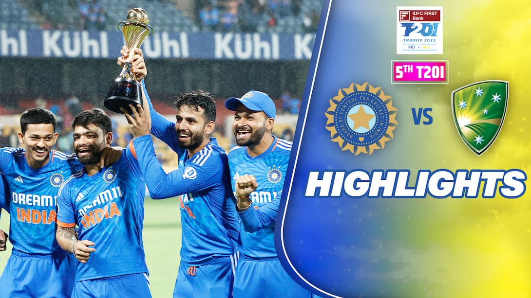 India vs Australia - 5th T20I Highlights