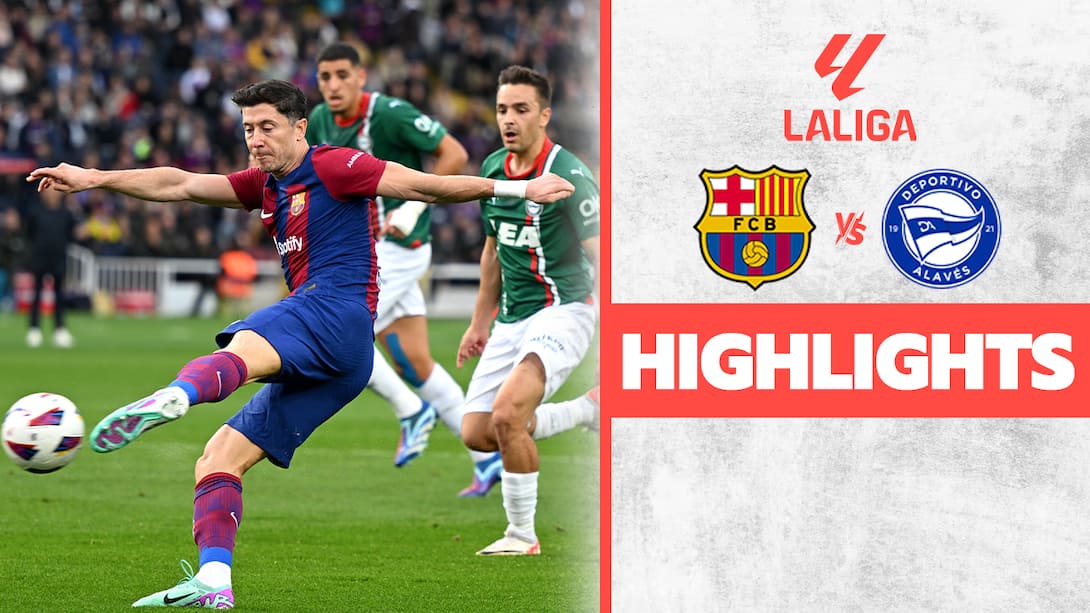 Rd 13: Barcelona vs Alaves - Highlights