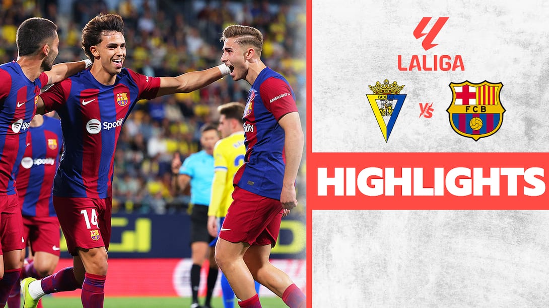 Cadiz vs Barcelona - Highlights