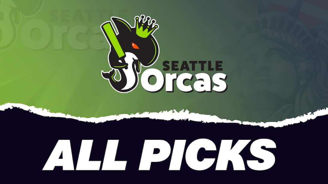 Seattle Orcas - All Picks