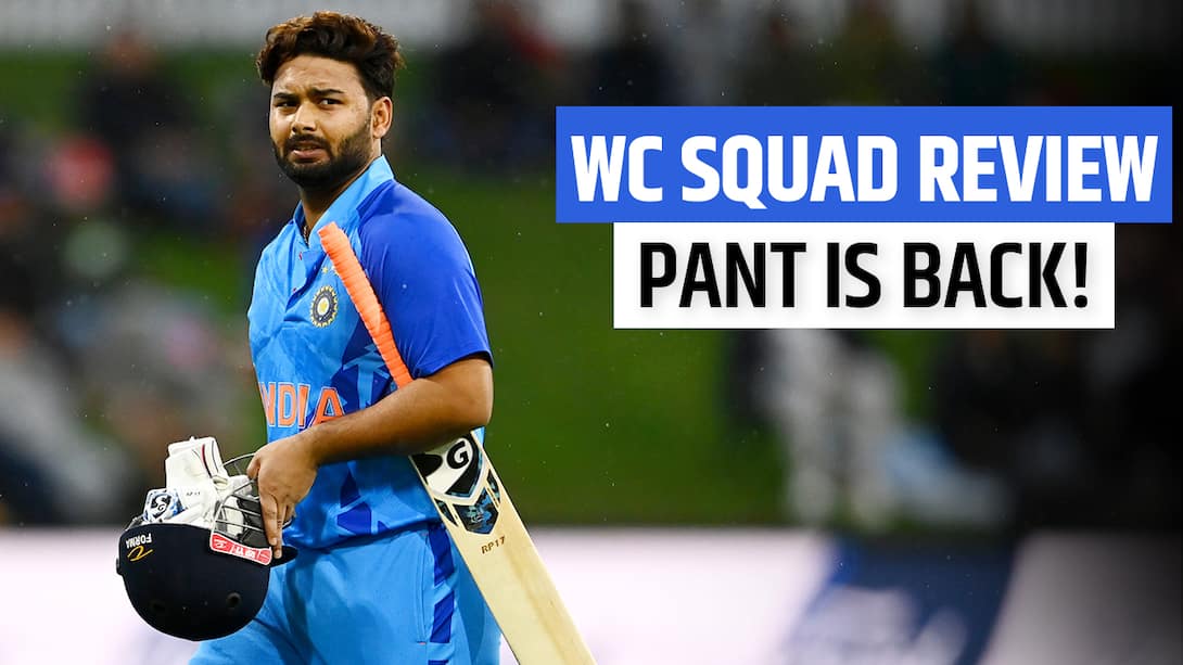 T20 World Cup Squad Review - 'Great To See Pant Back'