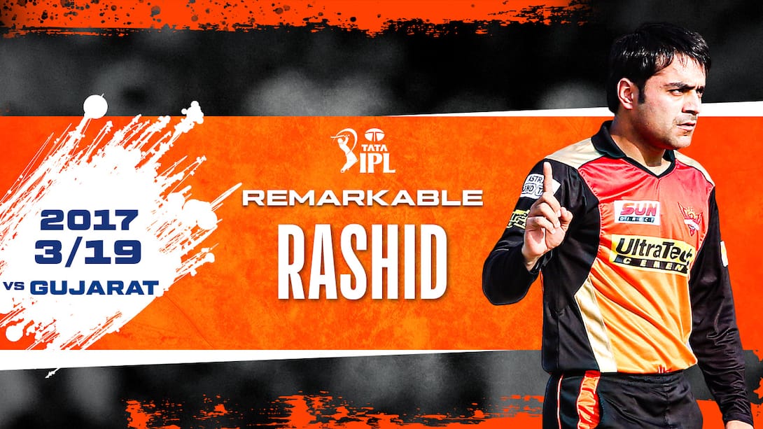 2017: Rashid's 3/19 vs Gujarat