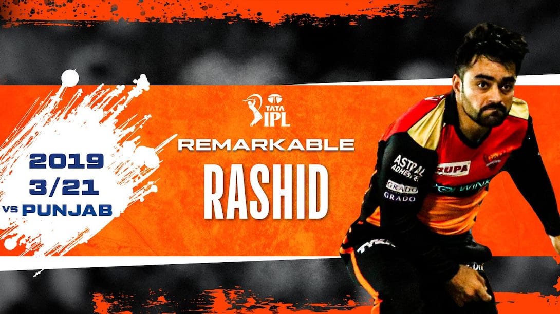 2019: Rashid's 3/21 vs Punjab