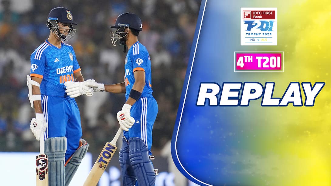 Replay - 4th T20I - India vs Australia