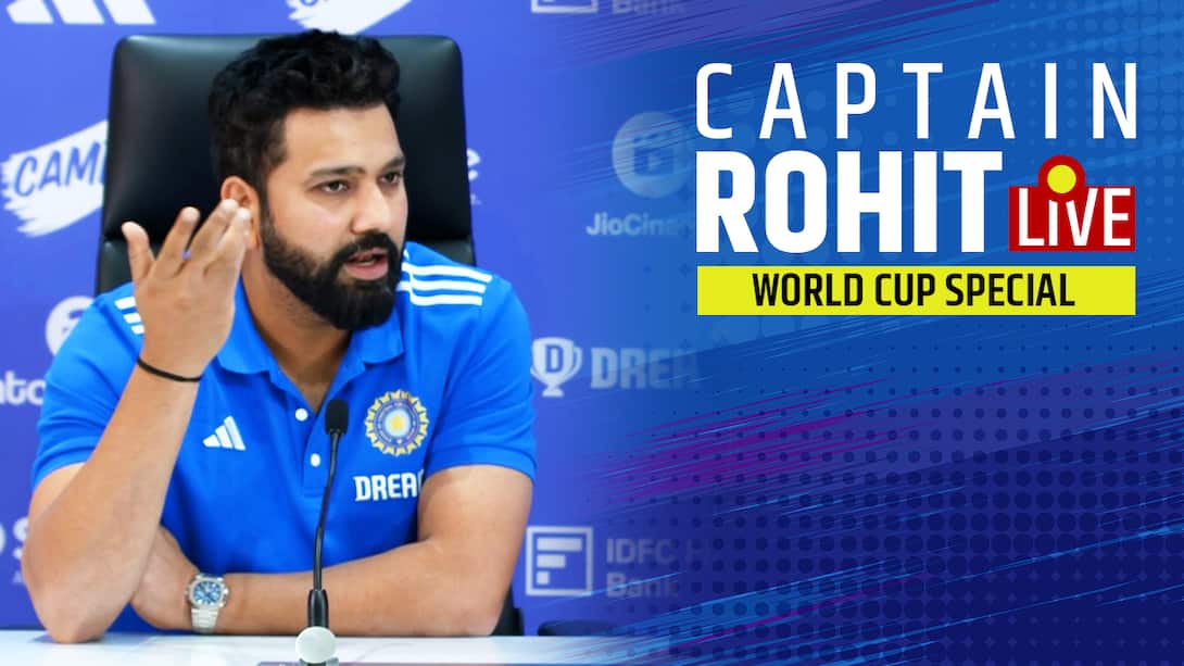 Captain Rohit Live - 'I Wanted 4 Spinners In The Squad'