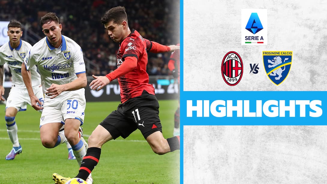 Rd 14: Milan vs Frosinone - Highlights