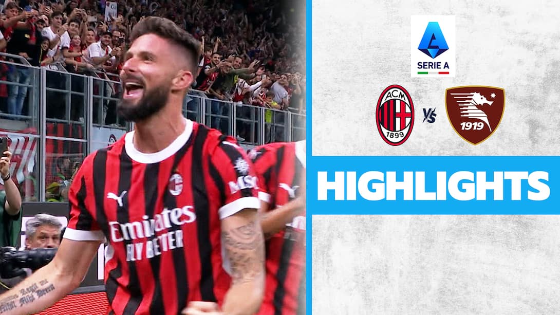 Milan vs Salernitana - Highlights