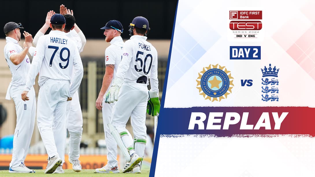 India vs England - 4th Test - Day 2 Replay