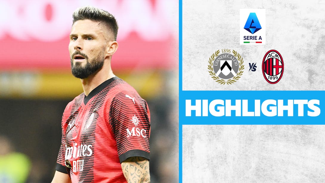 Udinese vs Milan - Highlights