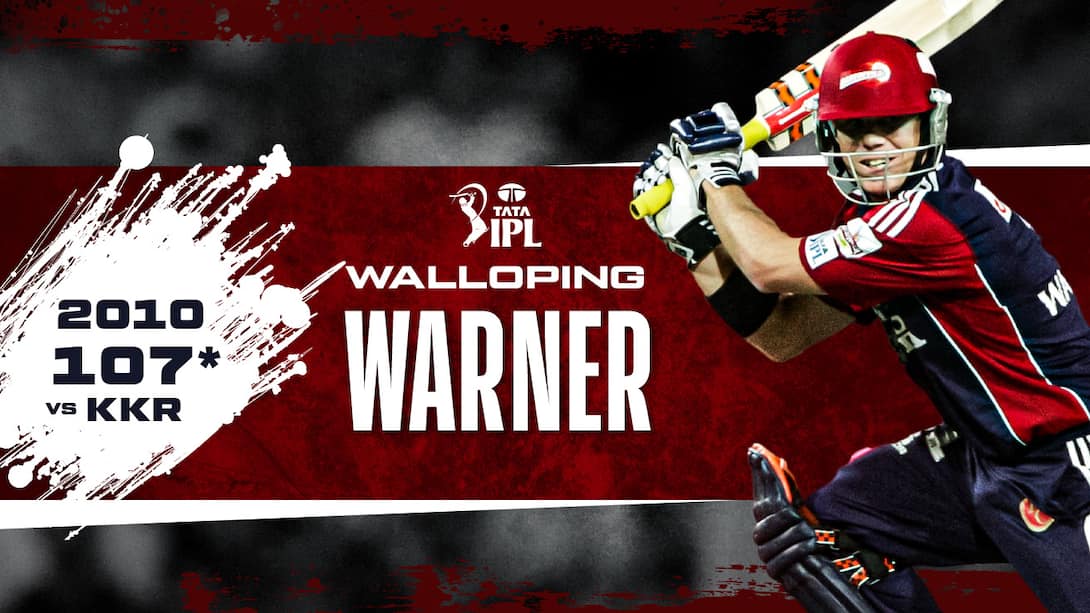 2010: Warner's 107* vs KKR