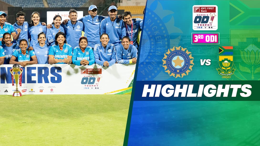 India Women vs South Africa Women - 3rd ODI Highlights