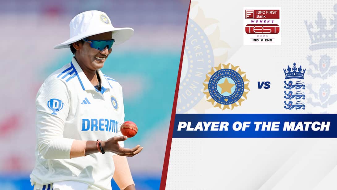 India Women vs England Women - Player Of Only Test - Deepti Sharma