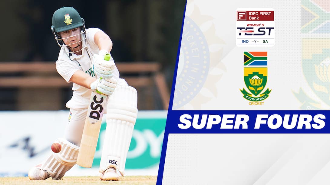 India Women vs South Africa Women - Only Test - 1st Innings - South Africa Women Super 4s