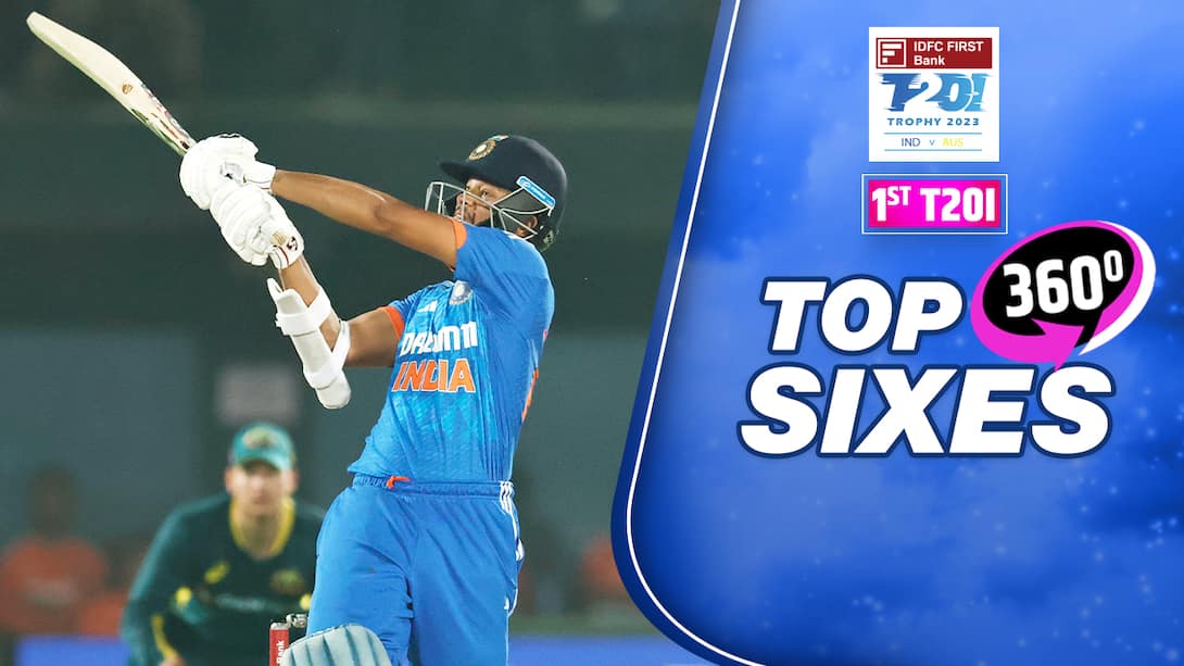 India vs Australia - Top Sixes In 360° - 1st T20I