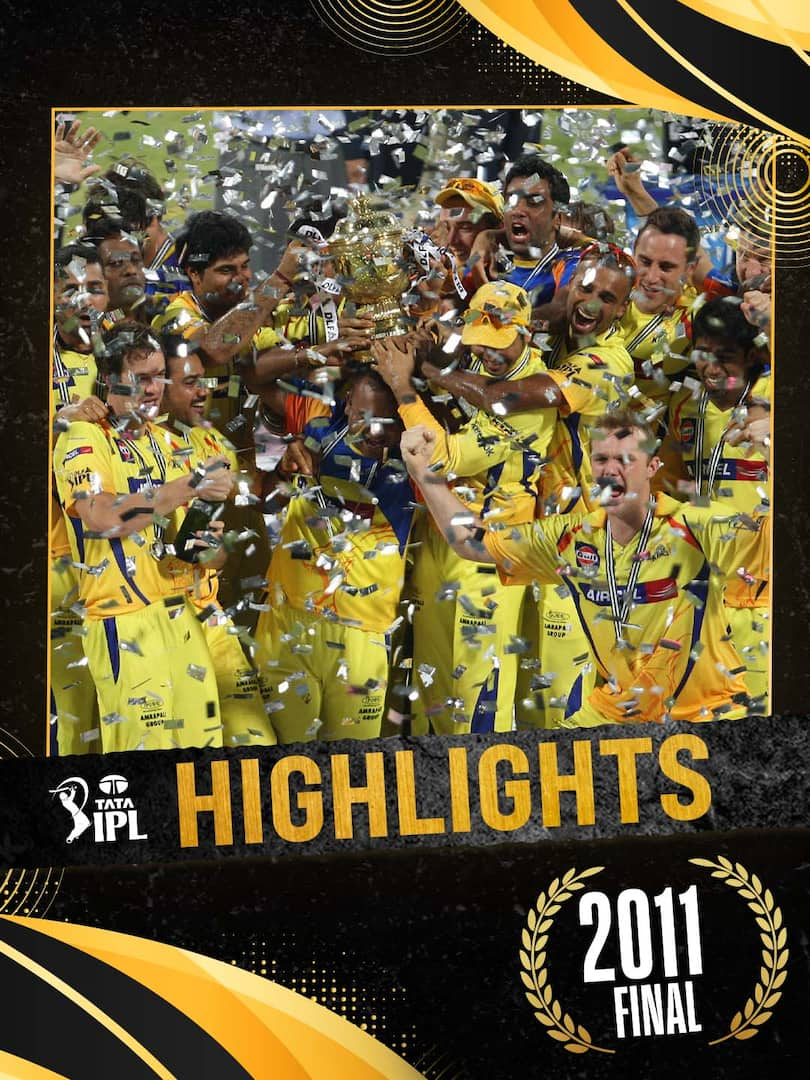 Ipl 2011 best sale final highlights hotstar