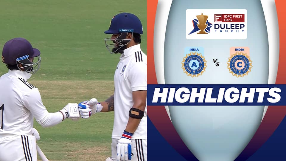 Watch India A Vs India C Full Match Highlights Video Online HD On JioCinema