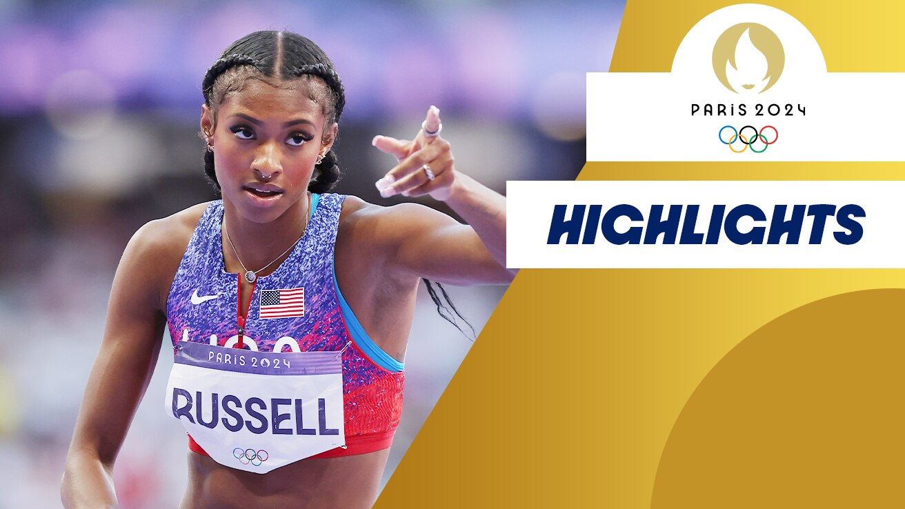 Watch Athletics Women's 100m Hurdles Final Highlights Russell