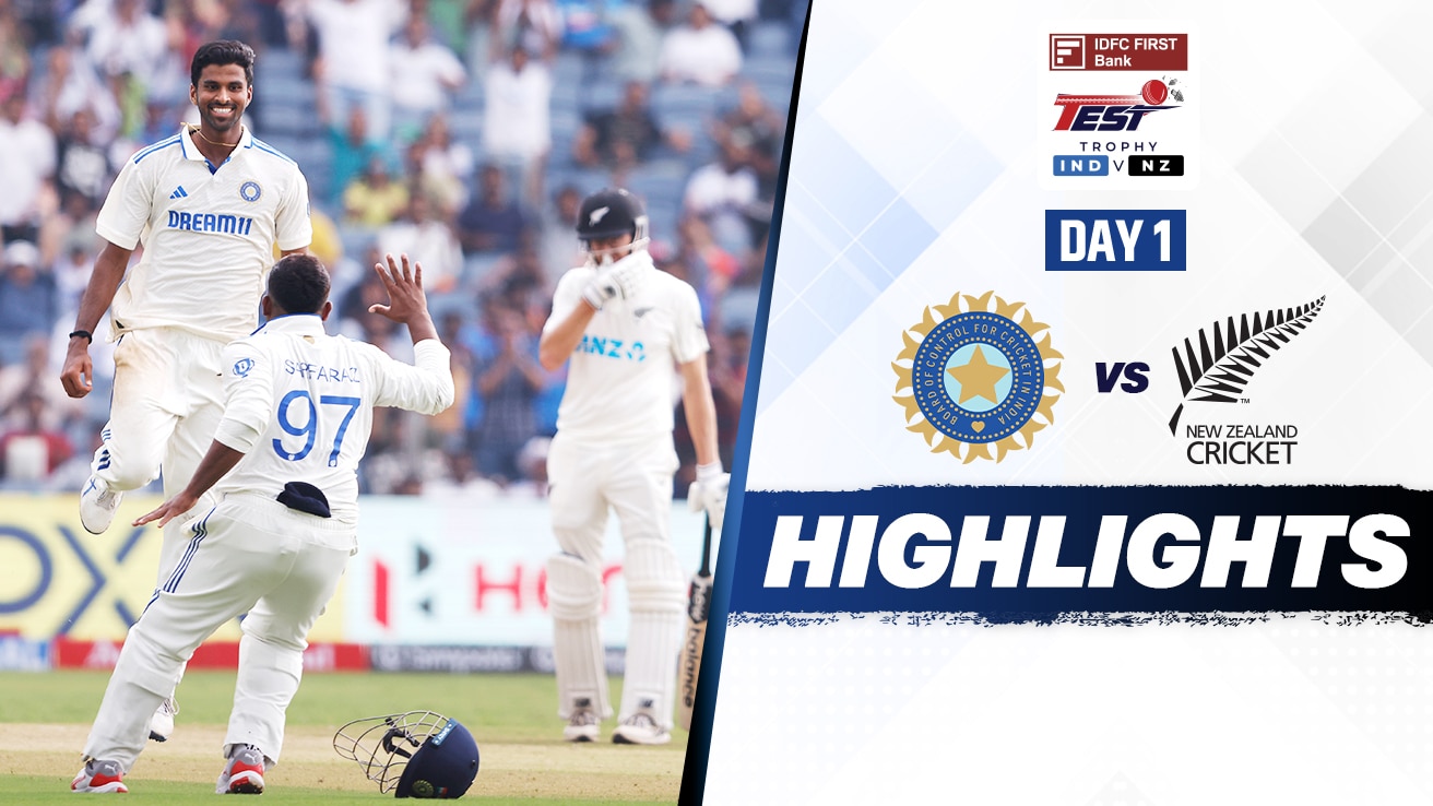 Watch India Vs New Zealand - 2nd Test - Day 1 Highlights Video Online