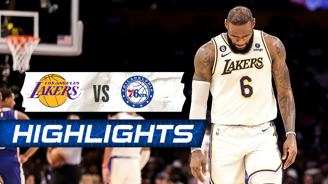 Watch Lakers 112-113 76ers Video Online(HD) On JioCinema