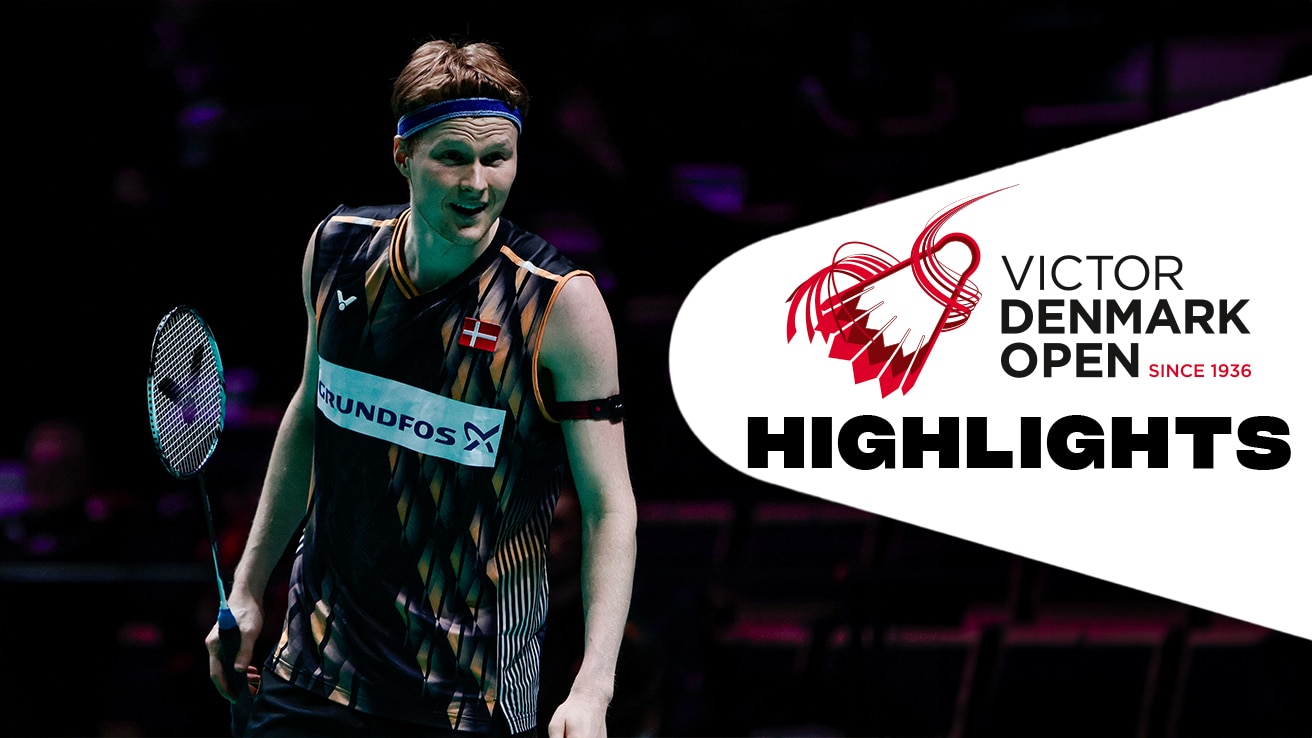 BWF Denmark Open - Toma Popov vs Anders Antonsen - Highlights