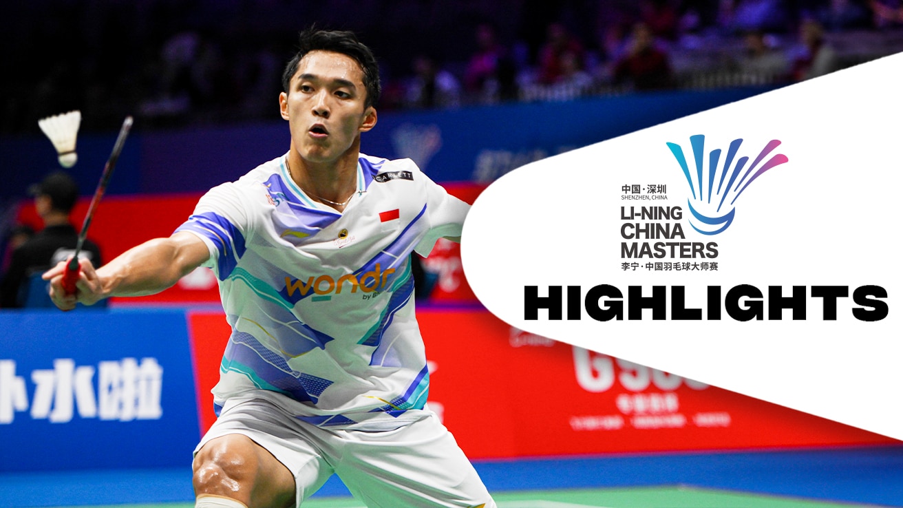 BWF China Masters - Jonathan Christie vs Lu Guang Zu - Highlights