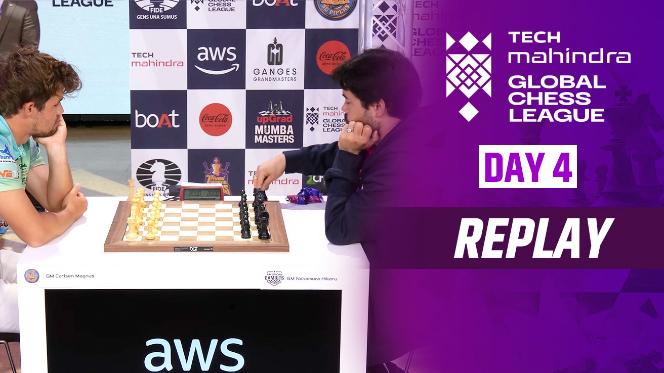 Watch Global Chess League Day 4 Replay Video Online(HD) On JioCinema