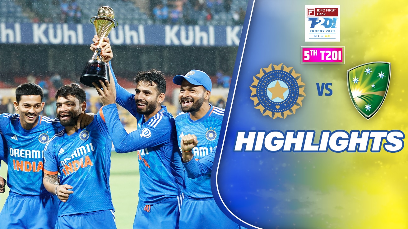 Watch India Vs Australia - 5th T20I Highlights Video Online(HD) On ...