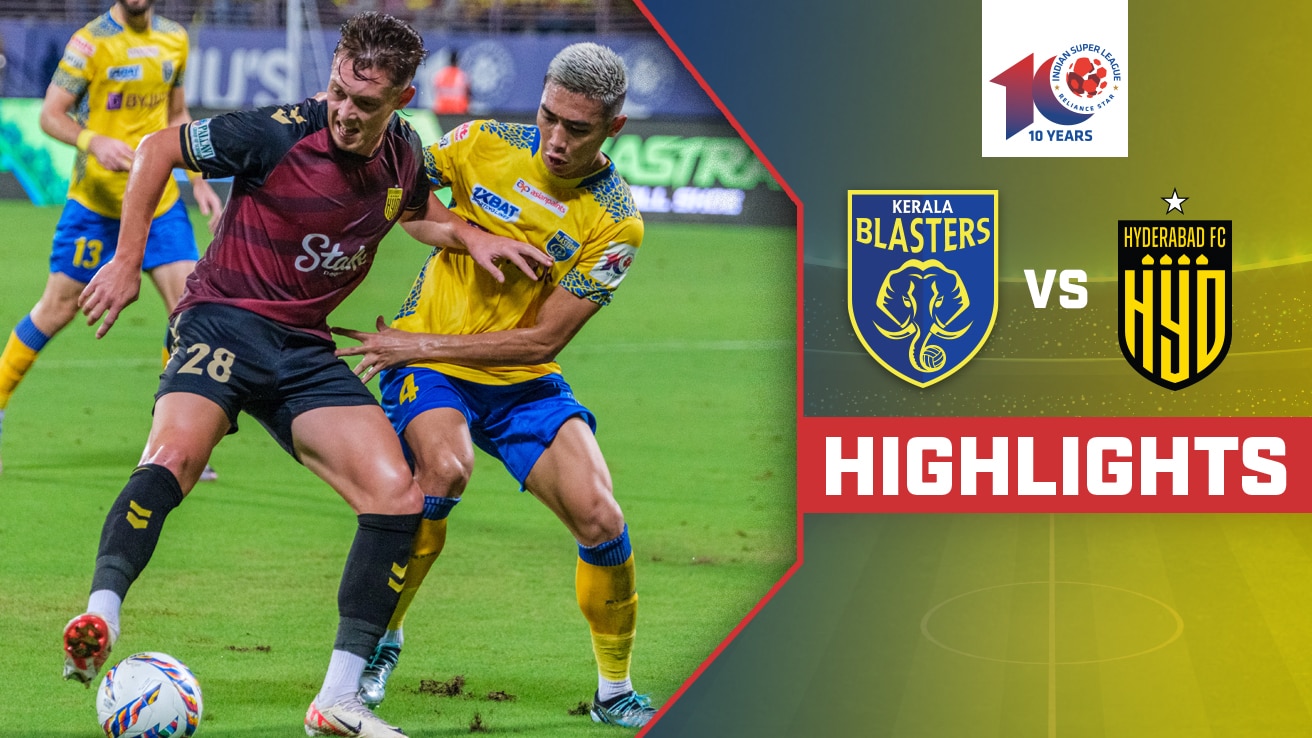 Watch Kerala Blasters FC Vs Hyderabad FC - Highlights Video Online(HD ...