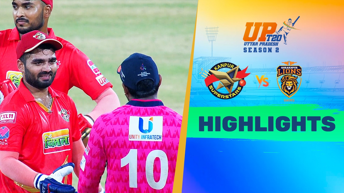 Kanpur Superstars Vs Gorakhpur Lions - Highlights Video Online(HD) On JioCinema