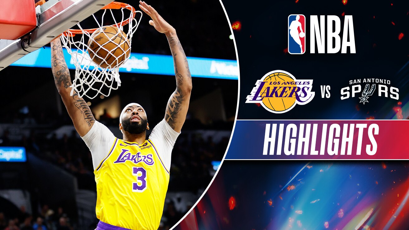 Watch Lakers Vs Spurs Highlights Video Online(HD) On JioCinema