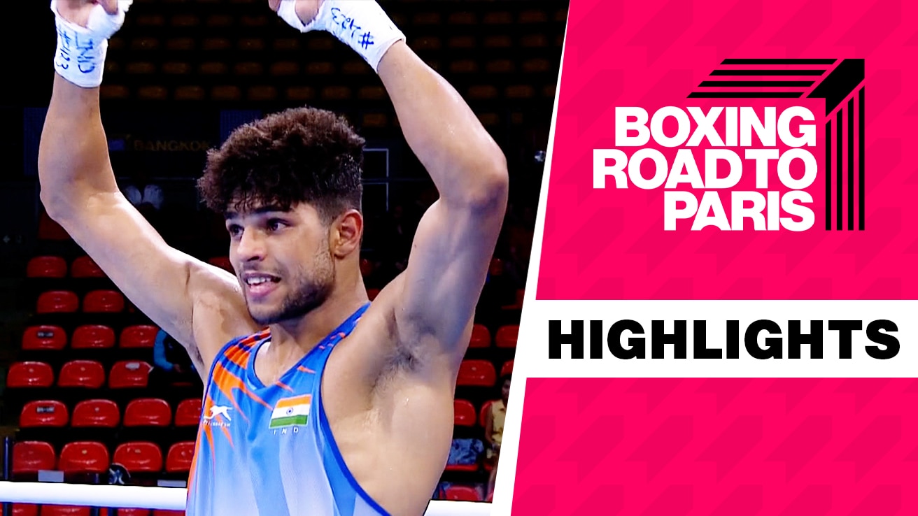 Watch Olympic Boxing Qualifiers 2024 - Nishant Vs Cebotari Highlights ...