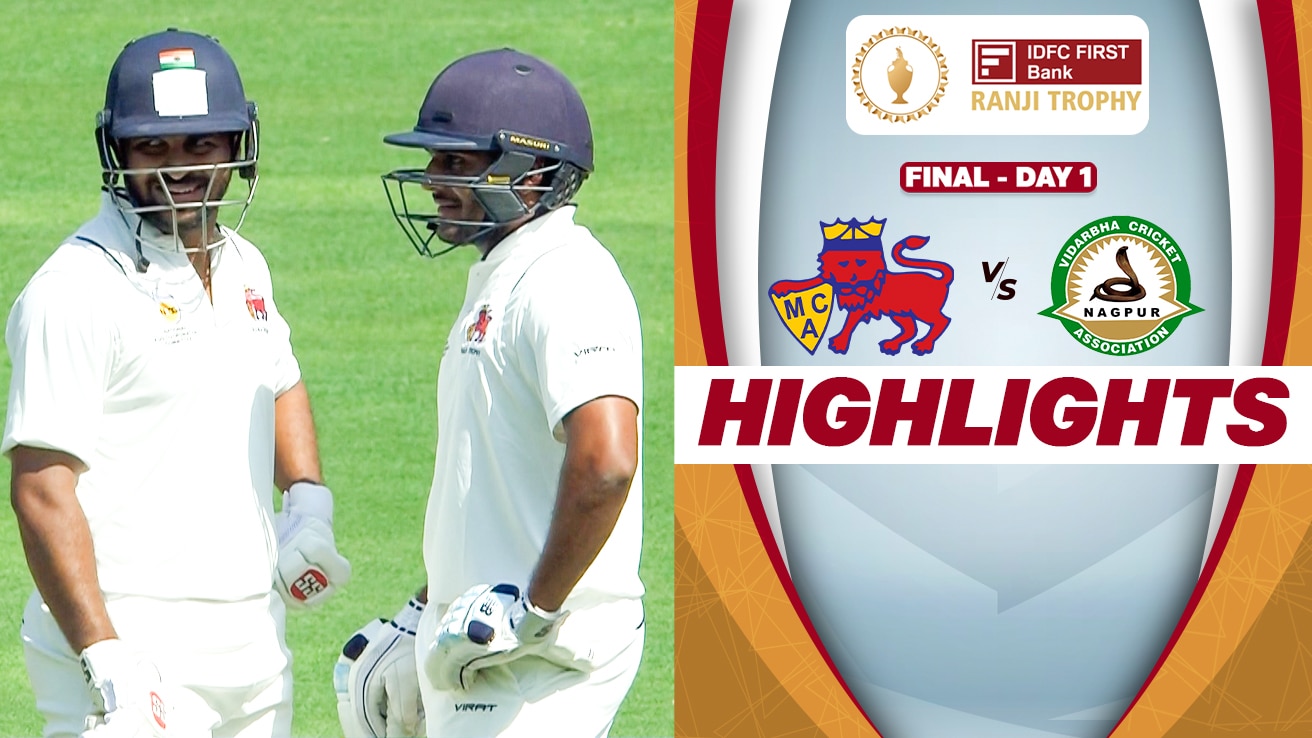 Watch Mumbai Vs Vidarbha - Final - Day 1 - Highlights Video Online(HD ...