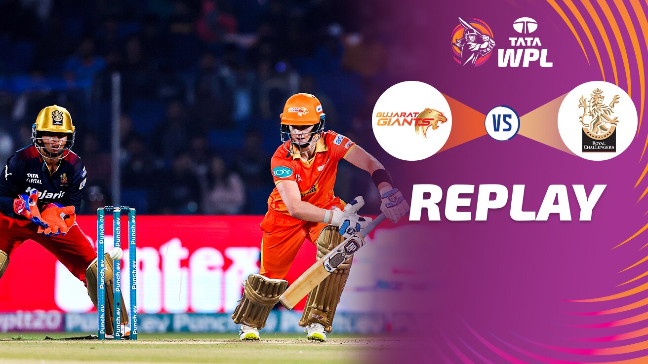 Watch GG Vs RCB - Replay Video Online(HD) On JioCinema