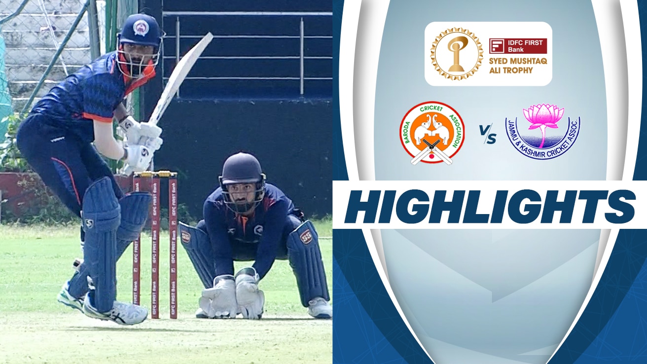 Watch baroda vs jammu kashmir highlights video online hd on jiocinema