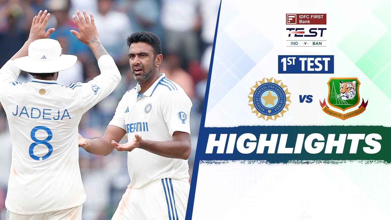 Watch India Vs Bangladesh St Test Full Match Highlights Video