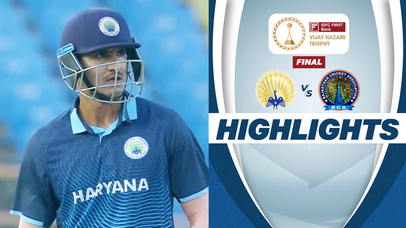 Watch Final: Haryana Vs Rajasthan - Highlights Video Online(HD) On ...