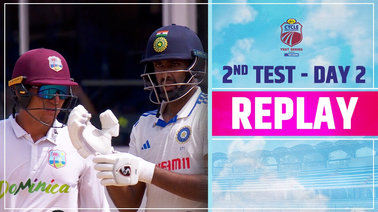 Watch Day 2 WI Vs India Replay Video Online(HD) On JioCinema